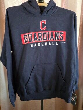 MLB Cleveland Guardians Adult Hoodie - Small - New